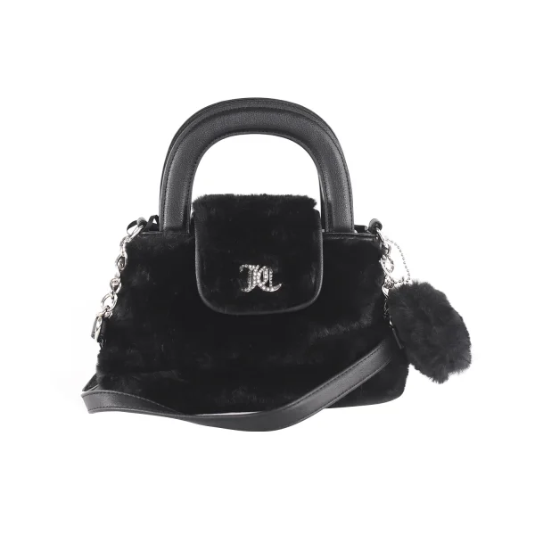 CARTERA PELUCHE NEGRAJUICE COUTURE
