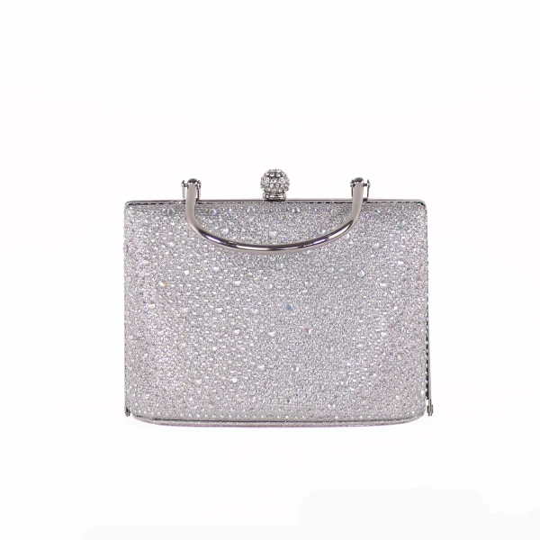 CARTERA DE FIESTA PLATA