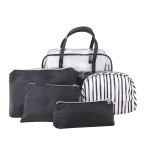 ESTUCHE 5PCS TRANSPARENTE IVY LONDON