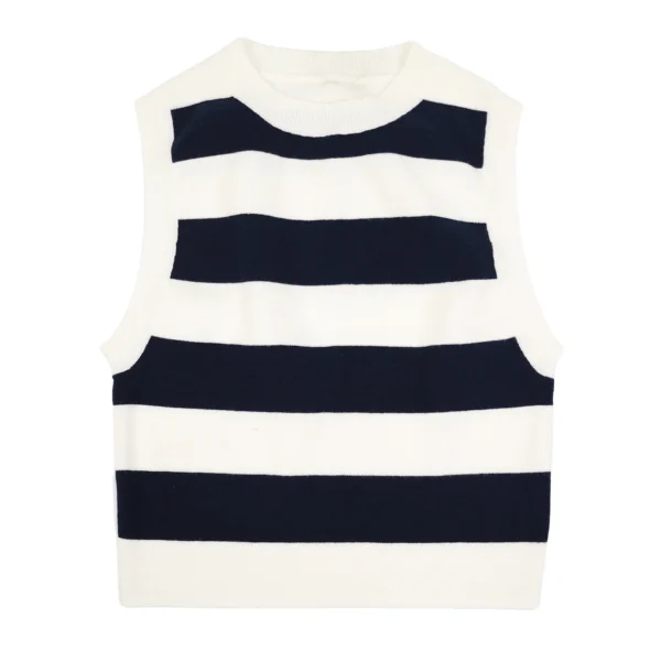 TOP DE PUNTO CON DISEÑO DE RAYAS